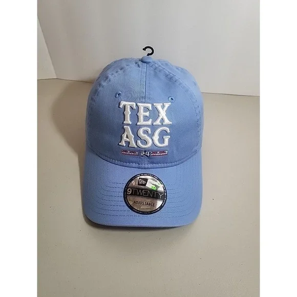 2024 Texas Rangers New Era 9Twenty ASG Adjustable Light Blue Hat Baseball Cap - Picture 1 of 5